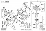 Bosch 3 601 JG3 401 Gws 18V-10 Sc Cordless Angle Grinder 18 V / Eu Spare Parts